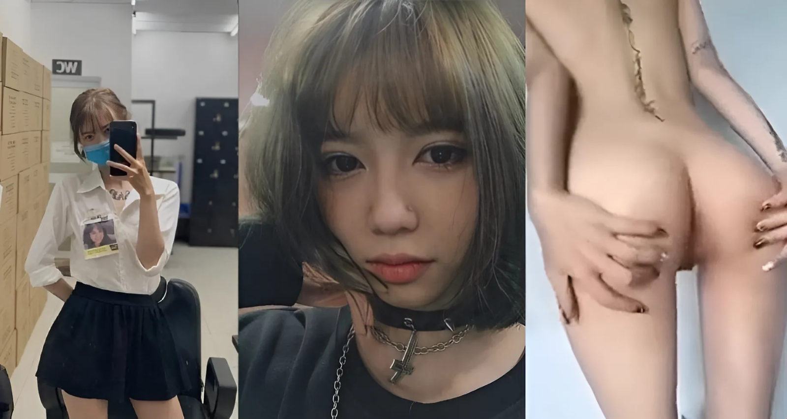 The tattooed girl is looking for a boyfriend